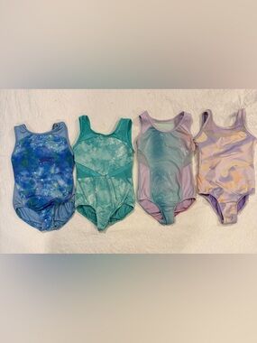 Set of 4 child small (6/7) leotards